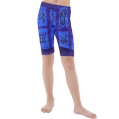 Save The Butterfly Egg Kids  Mid Length Swim Shorts by snowwhitegirl