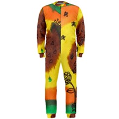 Pirana Eating Flower Onepiece Jumpsuit (men)  by snowwhitegirl