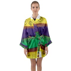 Landscape Egg Long Sleeve Kimono Robe by snowwhitegirl