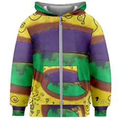 Landscape Egg Kids Zipper Hoodie Without Drawstring by snowwhitegirl