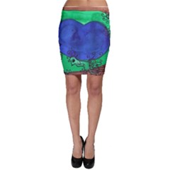 Peacocks Bodycon Skirt by snowwhitegirl