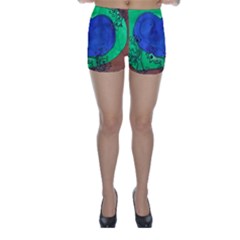 Peacocks Skinny Shorts by snowwhitegirl