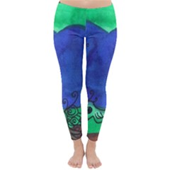 Peacocks Classic Winter Leggings by snowwhitegirl