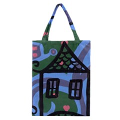 Smiling House Classic Tote Bag by snowwhitegirl