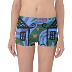 Smiling House Boyleg Bikini Bottoms by snowwhitegirl