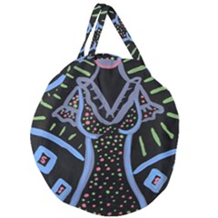 Saint Dress Giant Round Zipper Tote by snowwhitegirl