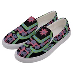 Seagulls Attacking Dress Men s Canvas Slip Ons by snowwhitegirl