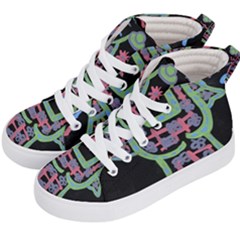 Seagulls Attacking Dress Kid s Hi-top Skate Sneakers by snowwhitegirl