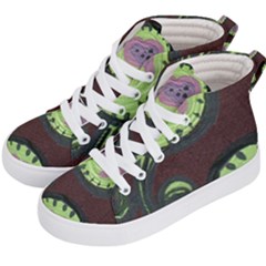 Cute Crab Kid s Hi-top Skate Sneakers by snowwhitegirl