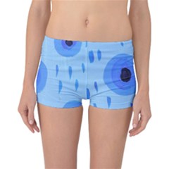 Blue Rain Reversible Boyleg Bikini Bottoms by snowwhitegirl