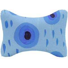 Blue Rain Seat Head Rest Cushion