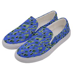 Raining Leaves Men s Canvas Slip Ons by snowwhitegirl