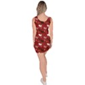 Snow Sleigh Deer Red Bodycon Dress View4