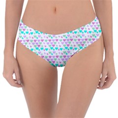 Hearts Butterflies White 1200 Reversible Classic Bikini Bottoms by snowwhitegirl