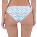 Hearts Butterflies White 1200 Reversible Hipster Bikini Bottoms View2