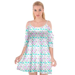 Hearts Butterflies White 1200 Cutout Spaghetti Strap Chiffon Dress by snowwhitegirl