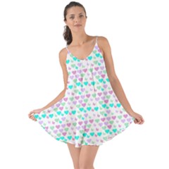 Hearts Butterflies White 1200 Love The Sun Cover Up by snowwhitegirl