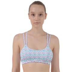 Hearts Butterflies White 1200 Line Them Up Sports Bra by snowwhitegirl