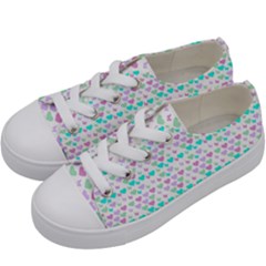 Hearts Butterflies White 1200 Kids  Low Top Canvas Sneakers by snowwhitegirl