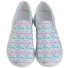 Hearts Butterflies White 1200 Men s Lightweight Slip Ons by snowwhitegirl