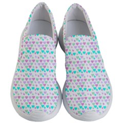 Hearts Butterflies White 1200 Women s Lightweight Slip Ons by snowwhitegirl