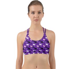 Snow Sleigh Deer Purple Back Web Sports Bra by snowwhitegirl