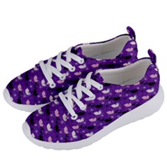 Snow Sleigh Deer Purple Women s Lightweight Sports Shoes by snowwhitegirl