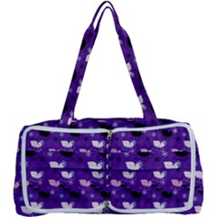 Snow Sleigh Deer Purple Multi Function Bag	 by snowwhitegirl