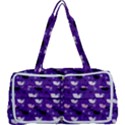 Snow Sleigh Deer Purple Multi Function Bag	 View1