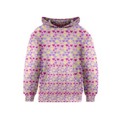 Hearts Butterflies Pink 1200 Kids  Pullover Hoodie by snowwhitegirl