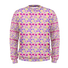 Hearts Butterflies Pink 1200 Men s Sweatshirt by snowwhitegirl