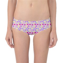 Hearts Butterflies Pink 1200 Classic Bikini Bottoms by snowwhitegirl