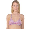 Hearts Butterflies Pink 1200 Reversible Tri Bikini Top View1