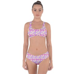 Hearts Butterflies Pink 1200 Criss Cross Bikini Set by snowwhitegirl