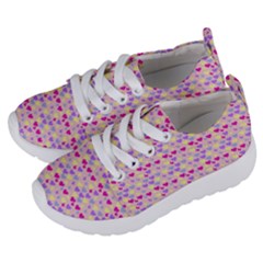 Hearts Butterflies Pink 1200 Kids  Lightweight Sports Shoes by snowwhitegirl