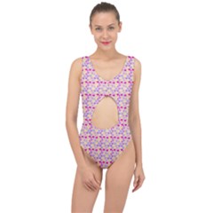 Hearts Butterflies Pink 1200 Center Cut Out Swimsuit by snowwhitegirl