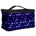 Hearts Butterflies Blue Cosmetic Storage Case View2