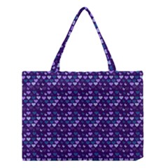 Hearts Butterflies Blue Medium Tote Bag by snowwhitegirl