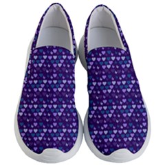 Hearts Butterflies Blue Women s Lightweight Slip Ons by snowwhitegirl