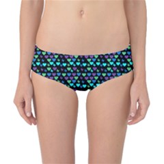 Hearts Butterflies Black Classic Bikini Bottoms by snowwhitegirl