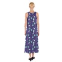 Heart Cherries Blue Sleeveless Maxi Dress View2