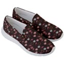 Heart Cherries Brown Women s Lightweight Slip Ons View3