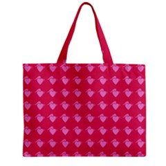 Punk Heart Pink Zipper Mini Tote Bag by snowwhitegirl