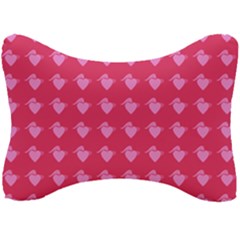 Punk Heart Pink Seat Head Rest Cushion by snowwhitegirl