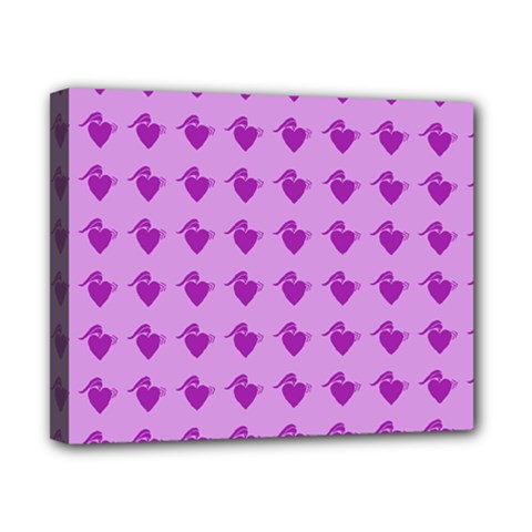 Punk Heart Violet Canvas 10  X 8  by snowwhitegirl