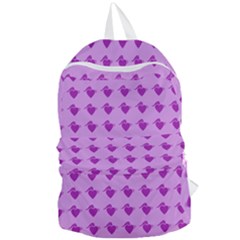 Punk Heart Violet Foldable Lightweight Backpack