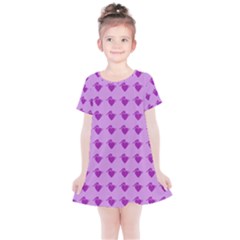 Punk Heart Violet Kids  Simple Cotton Dress