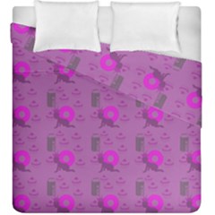 Punk Baby Violet Duvet Cover Double Side (king Size) by snowwhitegirl