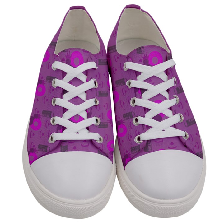 Punk Baby Violet Women s Low Top Canvas Sneakers