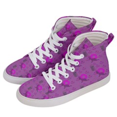 Punk Baby Violet Men s Hi-top Skate Sneakers